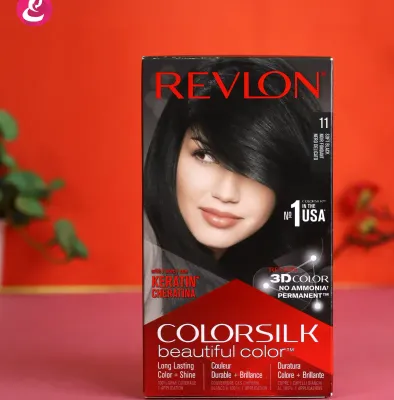Revlon COLORSILK Beautiful Hair Color - 11 Soft Black 59.1ml (ITALY)